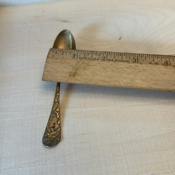 Antique R.G. Co Spoon Tea Coffee Gold Tone - Picture 5 of 5